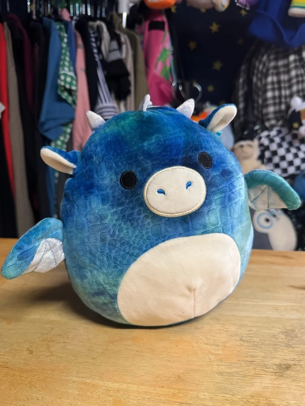 Blue Plush Dragon Squishmallow